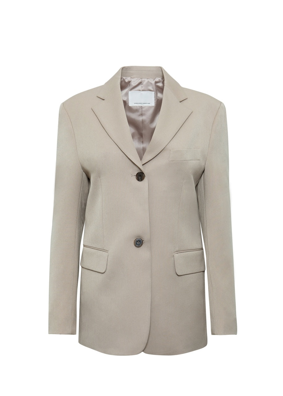 Look Fly Two Button Single Blazer - K-FASHION